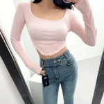 날라리 셔링 밸런스 크롭 유넥티 [무료배송] : 나쇼중