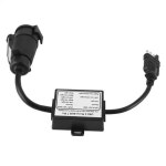 트레일러 커넥터 조명 컨버터, 미국 4핀 EUR 7 핀 어댑터, 정지/브레이크 신호 분리, 플라스틱 플러그 와이어 : 베스트 종합몰