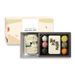 떡보의하루 식혜 답례떡 세트 1호 (하트) 백일떡 돌떡 조문답례품 퇴사선물 회사선물 답례품 : 떡보의하루