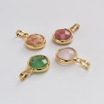 탄생석부자재 황철석 경적 도금 블랙 마노면 금속펜던트 팬던트 : 보이구