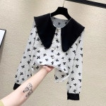 끝내주는해결사 이지아 블라우스 옷 이지아옷 시스루 레이어드 셔츠 하객룩 니트 트위드 : 보스 폴로 맥스