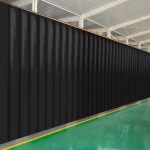 PVC 비닐 커튼 플라스틱 커텐 절연 불연 차광막 휀스 : 오봉샵