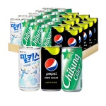 펩시제로 콜라 라임 190ml 30캔 미니 캔음료 음료수 : 제이비티케이