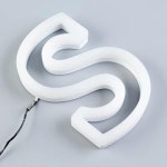 LED 네온 사인, 야외용 로고, 빛나는 3D 문자 광고 간판, 수공예 라이트 업 : 정빠오
