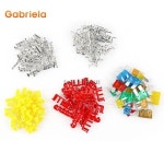 방수 자동차 전기 커넥터,  씰 AMP, 타이코 1, 2, 3, 4, 5/6 핀 방식, 미니 퓨즈 포함, 12V 키트, 240 개 : 신속종합물류