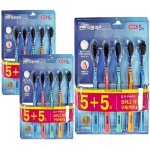 2080 더블액션 칫솔 일반모 (5+5) 10개입, 3개 : 주식회사 씨엠몰