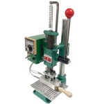 날인기 핫 스탬핑 명함 천 번호 열프레스기 불박기 금박기 소형 머신 인두도장 공예 수동 가죽공예 : 한경리2