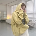  봄신상 하트 발포 후드티 : 미라주