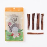[오늘출발] 로렌츠 오래먹는 한우우신 강아지이갈이 소 껌 불리스틱 5P, 35g, 1개 : 로렌츠