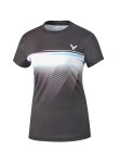 2024 S/S 빅터 라운드 티셔츠 VICTOR V241RT-5350 블랙 : 리브희스타