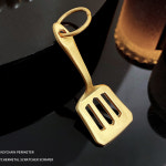 복권 긁는 도구 인테리어 소품 스티커 카드 스크래퍼 황금 삽의 전투 펜던트 금속 키 체인 : 디자인콜렉트