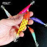 백경 한치 삼봉 이카메탈 학꽁치포 사용 한치메탈 쌍걸이채비 SG-514 100g : 스토어앤트