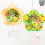 민화샵 종이만들기 캡슐계절액자 만들기 봄만들기 가을 낙엽 종이액자 꾸미기 초등만들기키트 미술놀이재료 : 제이쥬얼