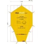 맥아웃도어 스노우피크 2016년 랜드브리즈4(SD-634) (일체형) 맥풋라이트 풋프린트 SRBL225E : 아웃도어랜드마크