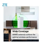 ZTE 5G CPE MC801A 와이파이 6 라우터 NR  LTE EN-D Sub6G n77 78 79/41 4G FDD n1 3 5 8 28TDD B34 39 40/41 3G : 직구봄봄