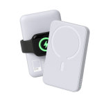 1개+1개 애플워치 에어팟 무선 충전 이어맥 팬톤 맥세이프 보조배터리 5000mAh : 디엘티테크코리아