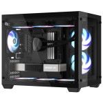 3RSYS S404 Quiet 리버스 미니타워 컴퓨터 PC 케이스 (블랙) : 마스터셀러