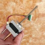 1.8  NEMA 14 35  2 상 6 WIRES 미니 테퍼        64  길이 WIRES 나사  샤 트 : 베스트  상사