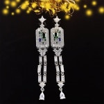 보석원석 루비반지목걸이세트 새로운 녹색 사각형 멕시코오팔 알렉산드라이트 : 이도커머스