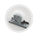 하부레일 미닫이문 도어부속 샤시 하부 롤러 샷시로라 80mm 고정 샤시용호차 : 와이엠테크몰