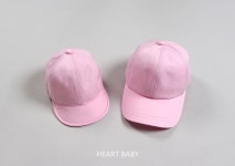 맘커플 어린이 데일리 하트 컬러 캡모자(48호-56호)유아 아동 남아 여아 키즈 등원룩 : 예쁜우리새끼