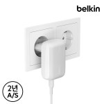 벨킨 42W USB C타입 PD PPS 듀얼 가정용 고속 충전기 WCB009kr 아이폰17 갤럭시 S26 아이패드 호환 : 벨킨공식몰