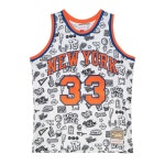 [미첼 앤 네스]남성용 NBA 뉴욕 닉스 패트릭 유잉 1991-92 두들 스윙맨 져지/화이트/TFSM1266-NYK91PEWPTWH : 타이거마켓