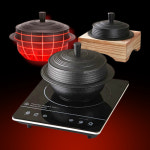 IH 무쇠 가마솥 통주물 코팅 인덕션 솥밥 리빙아트 12cm : 인터키친