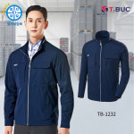 티뷰크 TB-1232 춘추 작업복 단체복 회사 근무복 춘하복 상의 잠바 워크웨어 네이비 : 엄지작업복