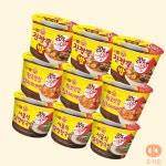 오뚜기 컵밥 3종세트 짬뽕밥 김치찌개 설렁탕 각3개씩 : 오키언마켓