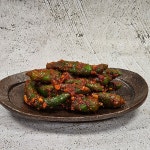 김재희의 사계절찬방 아삭이고추 된장무침 집반찬 반찬배달 가정식 250g : 시화당 김재희의 사계절찬방