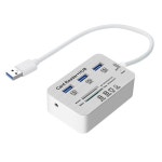 컴퓨터 PC 노트북 USB 멀티 허브 포트 분배기 3.0 어댑터 2.0-3 지원 MS SD M2 TF 카드 리더기 : 긱이스토어10