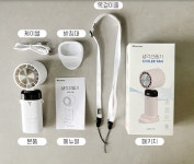 마농 3초 급속냉각 휴대용 에어컨 핸디선풍기 휴대용선풍기 각도도절 : MANONG