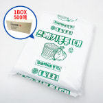 삼정크린 쓰레기봉투 대 블랙/화이트 500매 재활용 배접 봉투(1 box) : 경인장갑