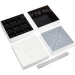 딘 앤 델루카 DEAN n DELUCA 3단 대형 파티션 도시락 화이트 일본 발매 직장인 : ON세상 만물 백화점