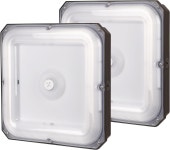 상업용 조명 제품- CINOTON 80W LED 캐노피 야외, 11200LM IP65 방수 산업용 주유소 차고 창고 상점 호텔 UL&amp;DLC 등록 5000K 일광... 