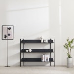 1000 철제 선반 형 3단 장식장 스틸 인테리어 진열장 : 명성유통사