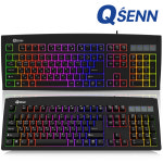 큐센 SEM-DT35S LED Stella 게이밍키보드 [멤브레인/LED/게이밍/스텔스컬쳐2/레인보우 백라이트/생활방수] : QSENN