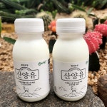백산목장 [직진농부] 국내산 100% 목초 산양우유 첫우유 500ml 3병 : 휘게팜