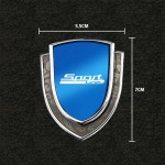 엠블럼 데칼 BMW Sportline 럭셔리 자동차 액세서리 스티커 3D 금속 액세서리 f0 f30 f3 f3 f33 f34 f36 f45 f46 f48 x x3 x5 : 나인-직구