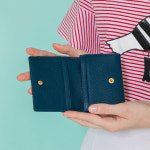 프롬비 크로아 소가죽 여성 반지갑 : 돼지문방구