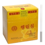 행림서원 행림침 스프링 멸균 한방 소독 호침 수지침 0.25x30 100쌈 : 의료창고