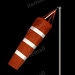 윈드삭 풍향계 공항 기상 풍속 방향 옥외 야외 깃발 풍향기 : 잇템바잉