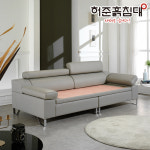 허준흙침대 모던 3인용 쇼파 생황토흙 칠보석 맥반석 돌쇼파 카우치 가죽 : 허준흙침대