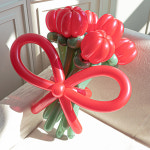 로나파티 요술 풍선 튤립 레드 꽃다발 꽃풍선재료 만들기 DIY 선물 기념일 : RONA PARTY