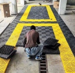 조립식 세차장 플로어매트 플라스틱 바닥 매트 5개 세트 : 킴나 스토어