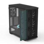 잘만 Ｚ10 PLUS 메쉬패널 컴퓨터 PC 케이스 쿨링팬 4개 전면 PC방 케이스 (블랙) : 피씨베이스