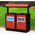 공원 쓰레기통 공공장소 광장 학교 옥외 펜션 산책로 : 진테크코리아