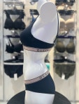 게스언더웨어 풀커버 에센셜 노와이어 브라팬티세트 OCWBR/WBP597 BK : 롯데이천 게스언더웨어