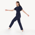 간호복 세트 간호사복 수술복 스크럽복 병원 간호사 유니폼 앞지퍼형 : 너스스타일